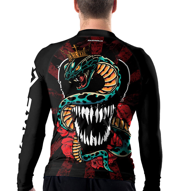 Rashninja Snakebite Fury Men's Long Sleeve Rash Guard