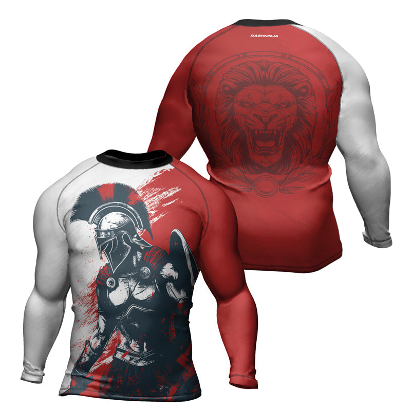 Rashninja Spartan Battle Worn Men's Long Sleeve Rash Guard