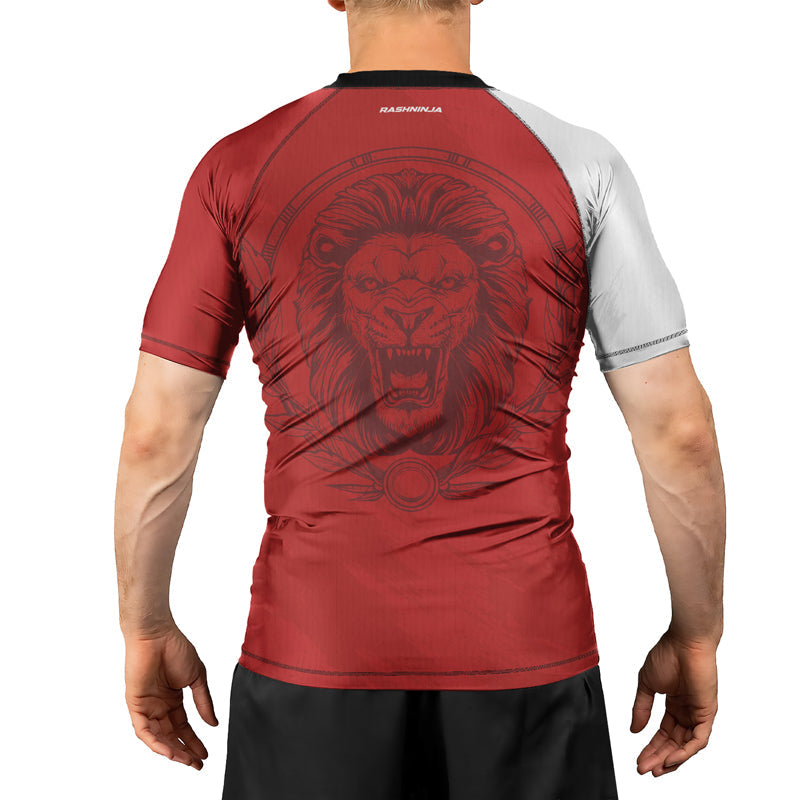 Rashninja Spartan Battle Worn Men's Short Sleeve Rash Guard