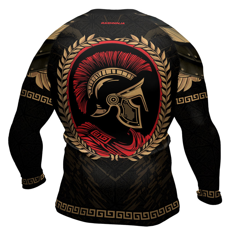 Rashninja Spartan Bronze Legion Men's Long Sleeve Rash Guard