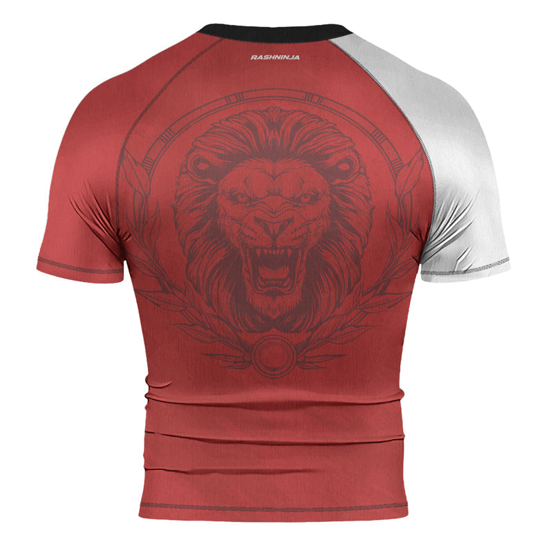 Rashninja Spartan Battle Worn Men's Short Sleeve Rash Guard