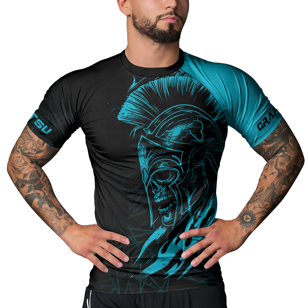 Rashninja Spartan Headguard Men's Short Sleeve Rash Guard