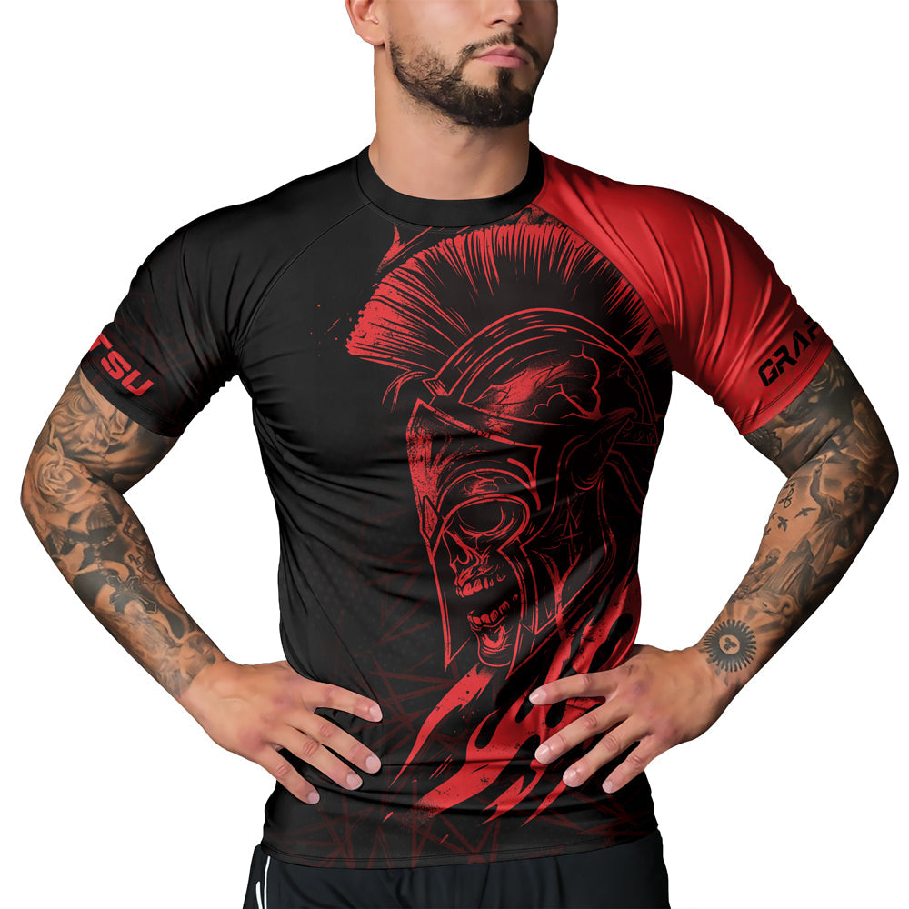 Rashninja Spartan Headguard Men's Short Sleeve Rash Guard