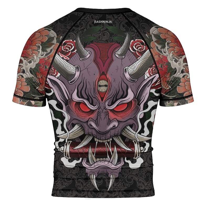 Rashninja Oni's Strength Men's Short Sleeve Rash Guard