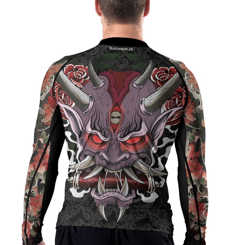Rashninja Oni's Strength Men's Long Sleeve Rash Guard