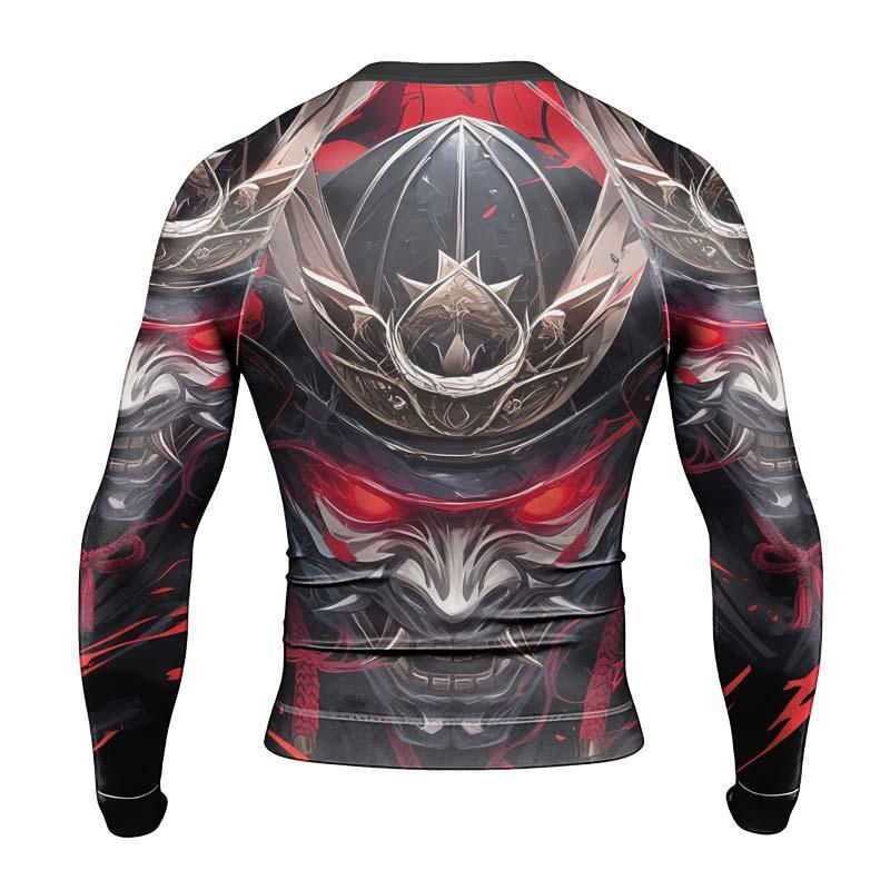 Samurai of War Men's Long Sleeve Rash Guard