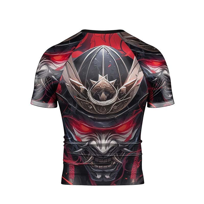 Samurai of War Men's Short Sleeve Rash Guard