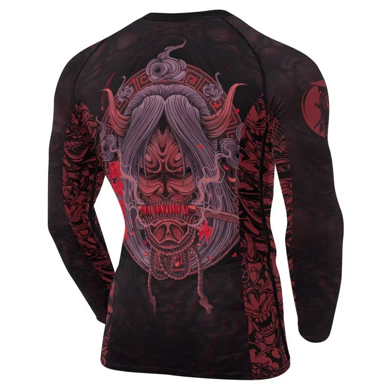 Samurai Men's Long Sleeve Rash Guard
