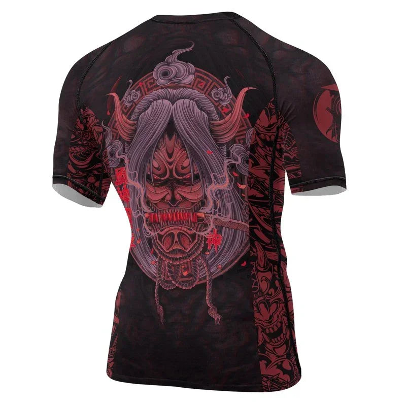 Samurai Men's Short Sleeve Rash Guard