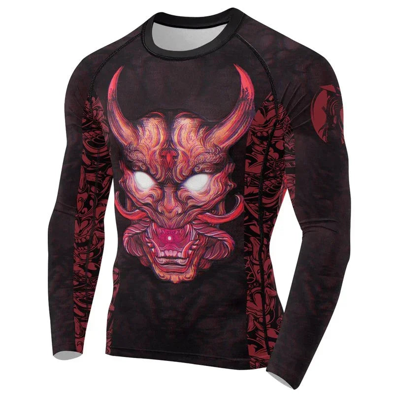 Samurai Men's Long Sleeve Rash Guard