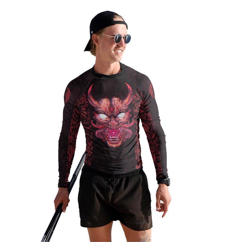 Samurai Men's Long Sleeve Rash Guard
