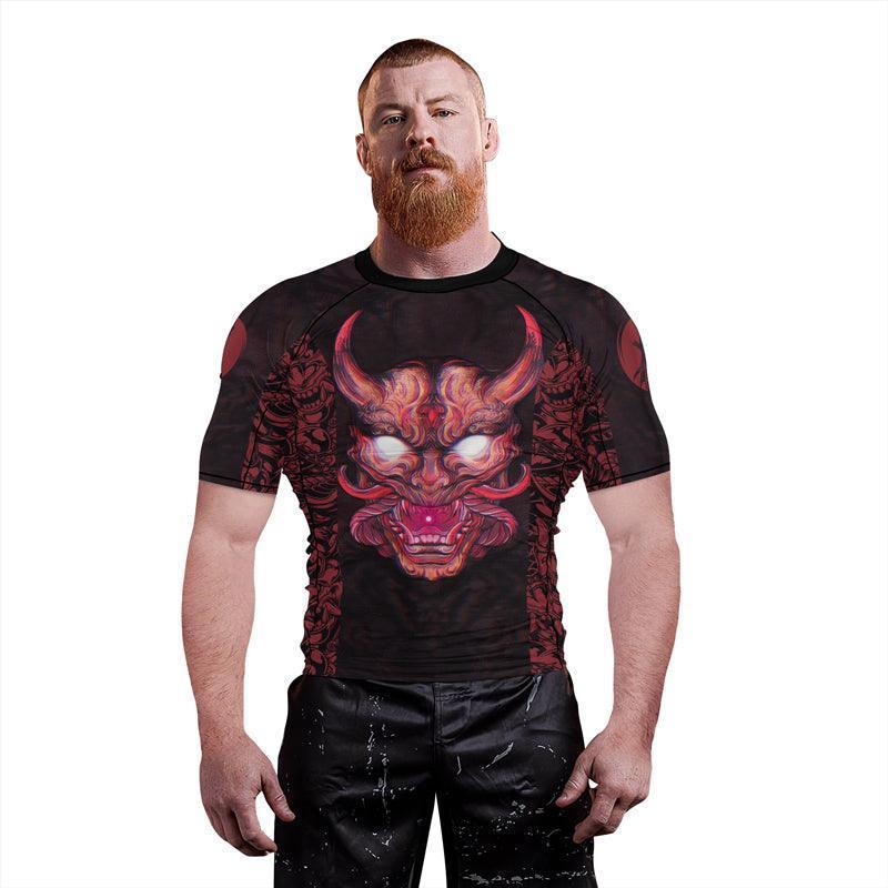 Samurai Men's Short Sleeve Rash Guard