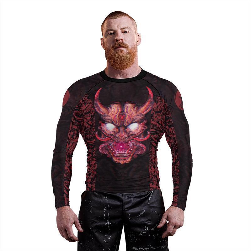 Samurai Men's Long Sleeve Rash Guard