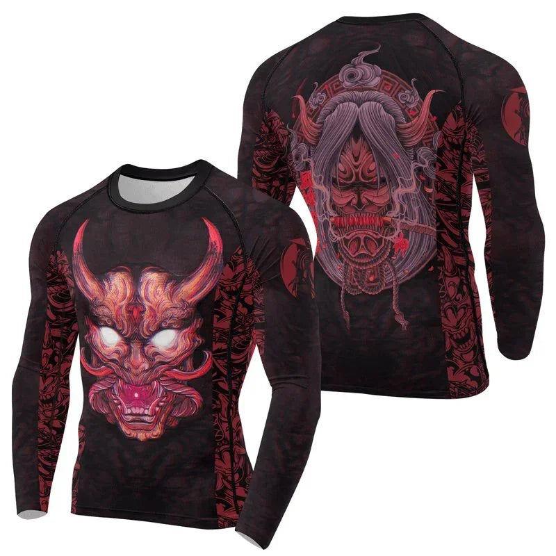 Samurai Men's Long Sleeve Rash Guard