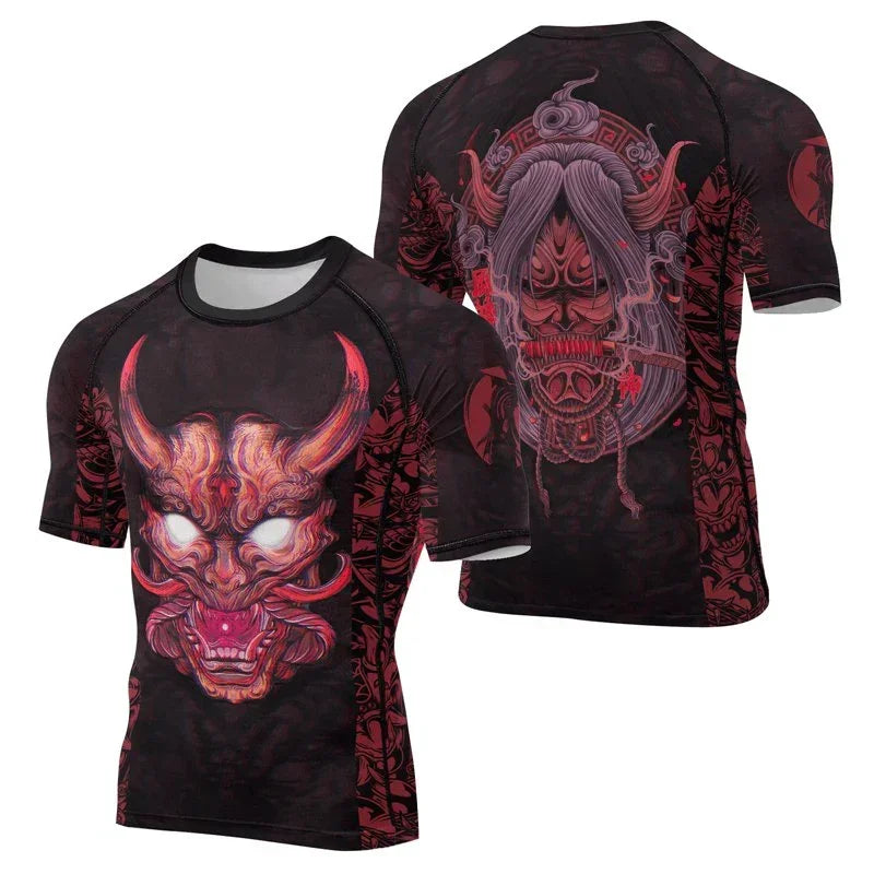 Samurai Men's Short Sleeve Rash Guard