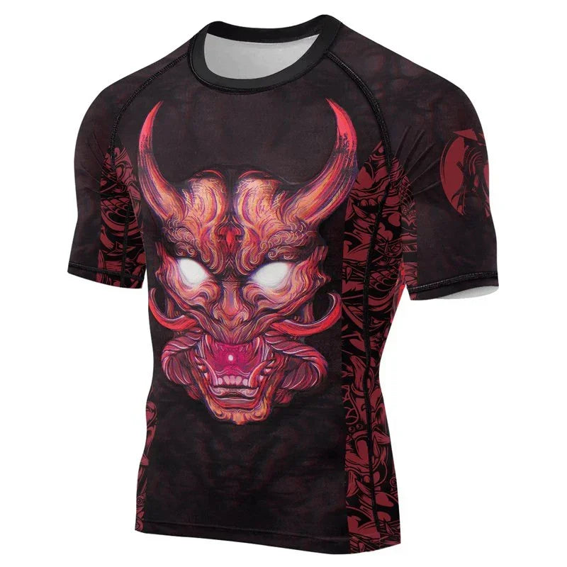 Samurai Men's Short Sleeve Rash Guard