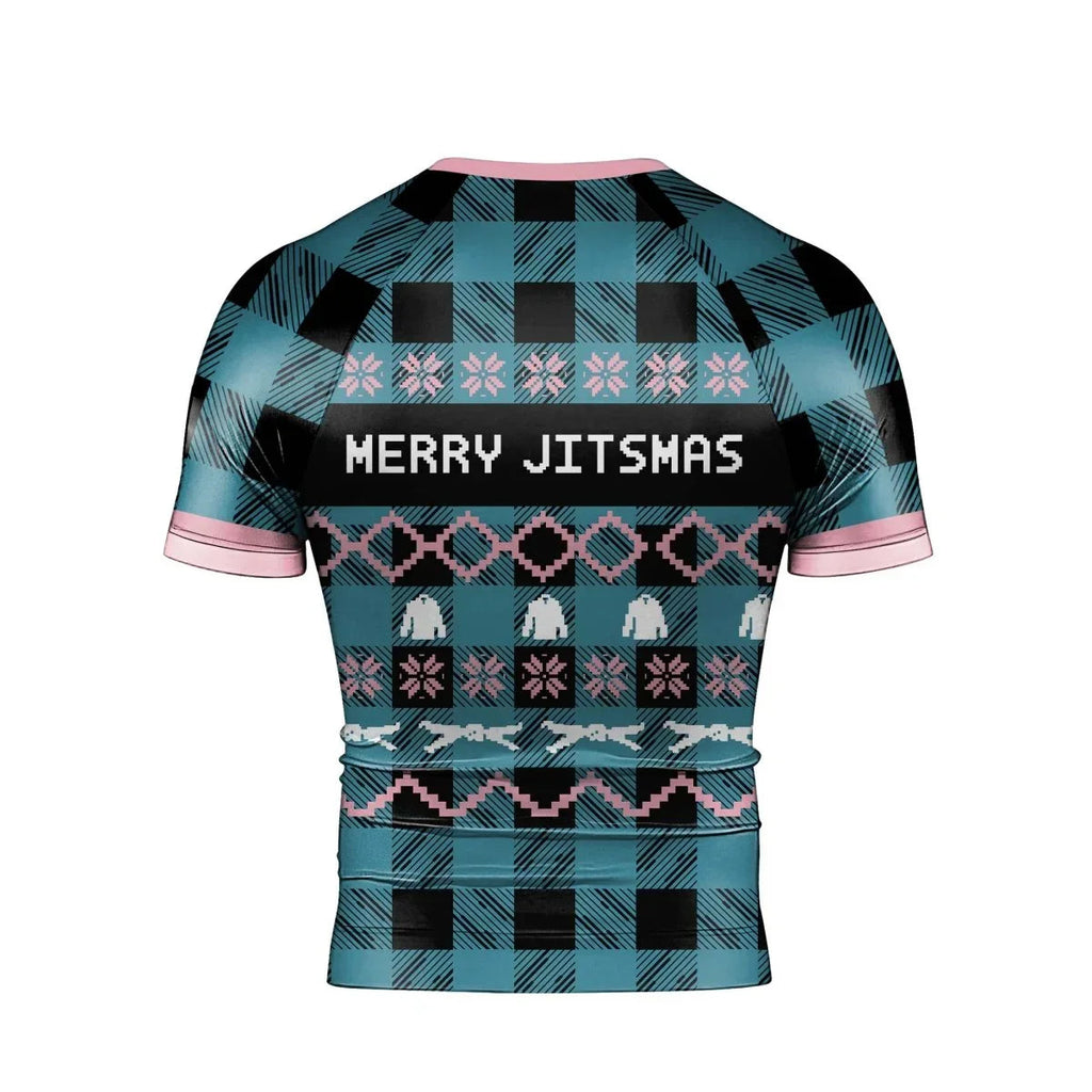 Save The Neck For Me Men's Short Sleeve Rash Guard