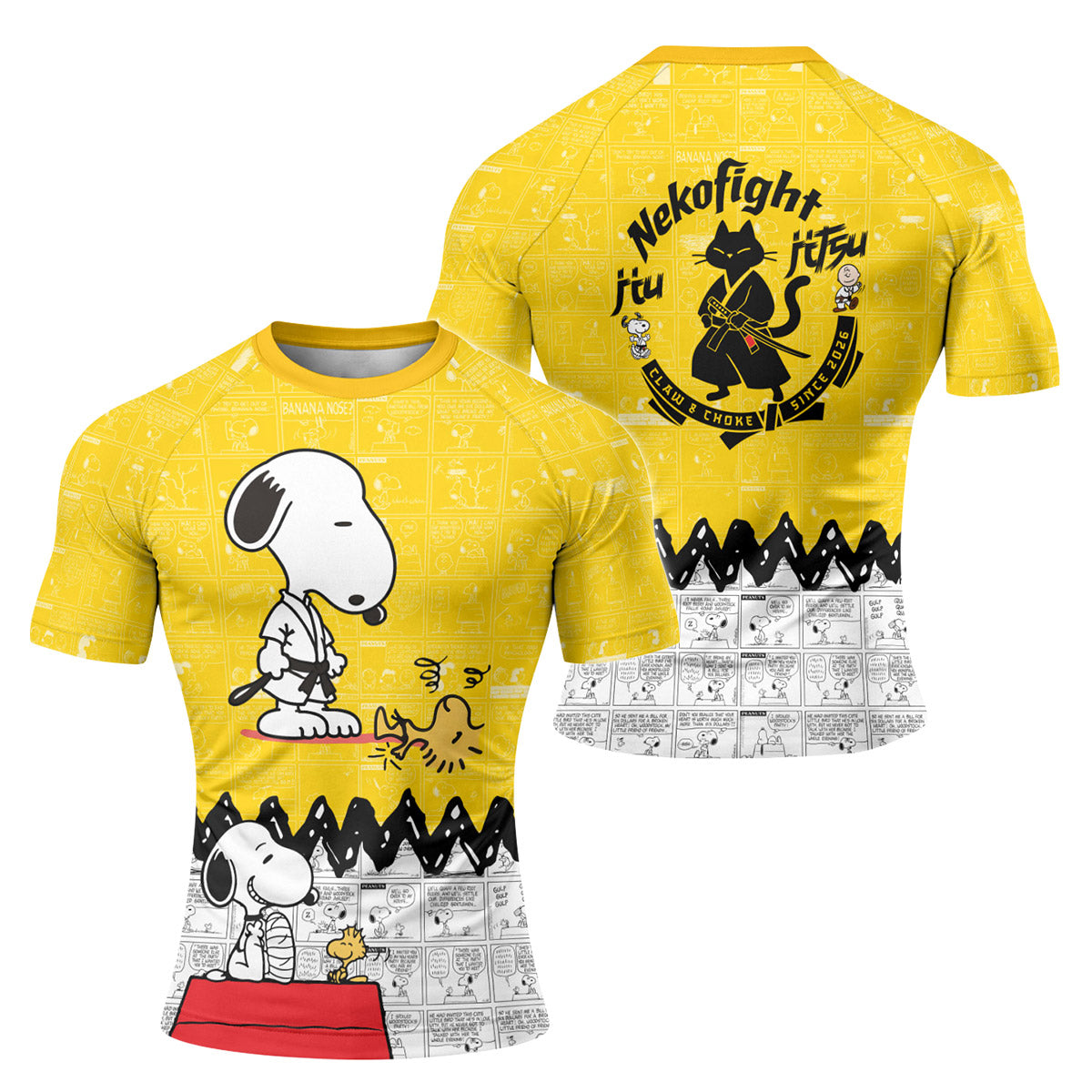 Snoopy Master BJJ Rash Guard