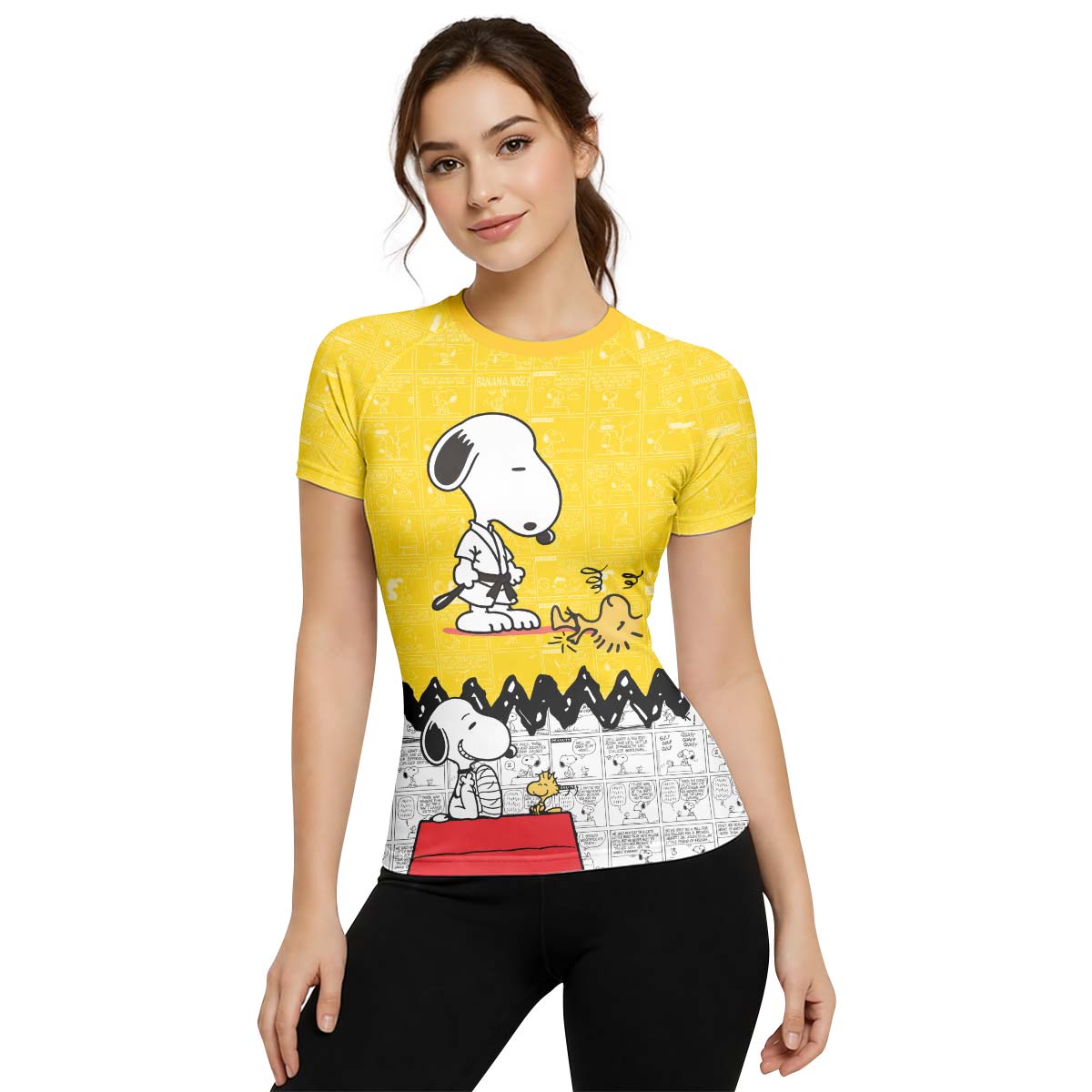 Snoopy Master BJJ Rash Guard