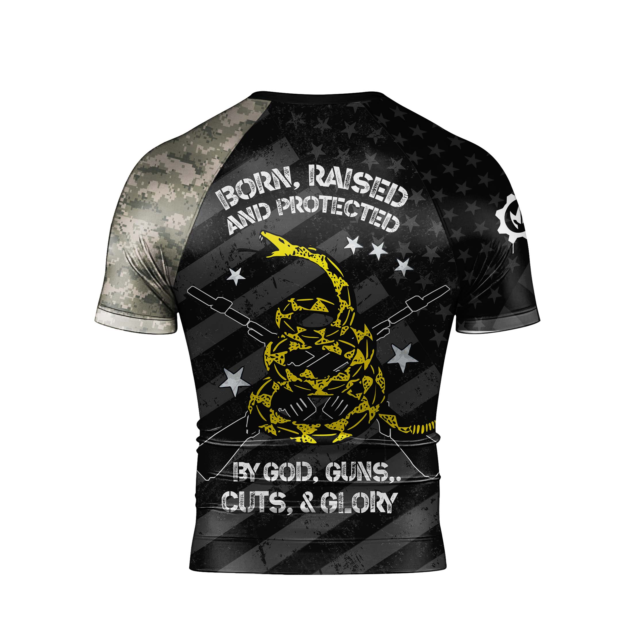 Spartan Army Men's Short Sleeve Rash Guard