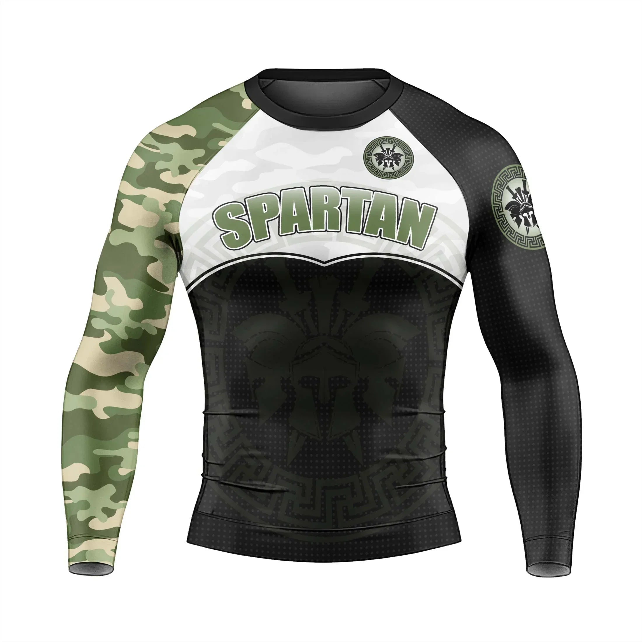 Spartan Camouflage Men's Long Sleeve Rash Guard