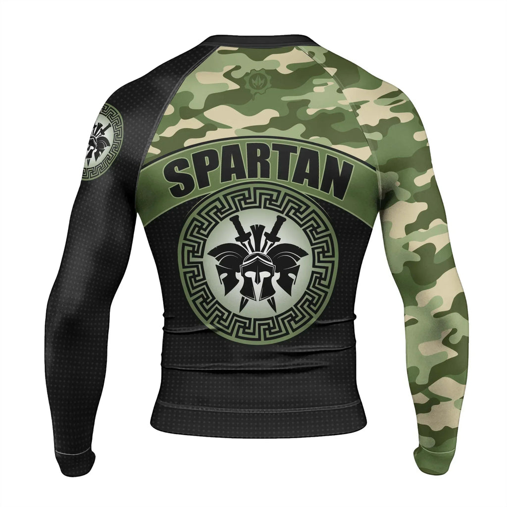Spartan Camouflage Men's Long Sleeve Rash Guard