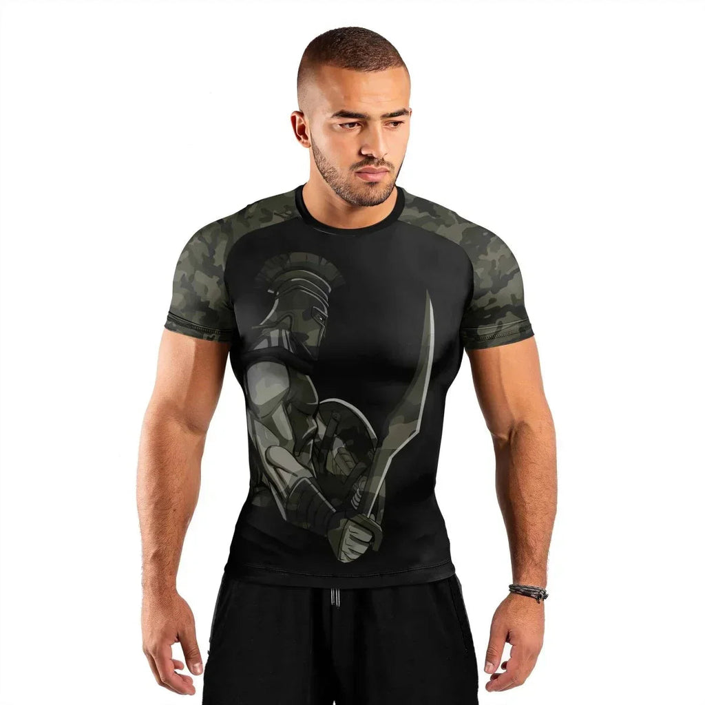 Spartan Guardian Men's Short Sleeve Rash Guard