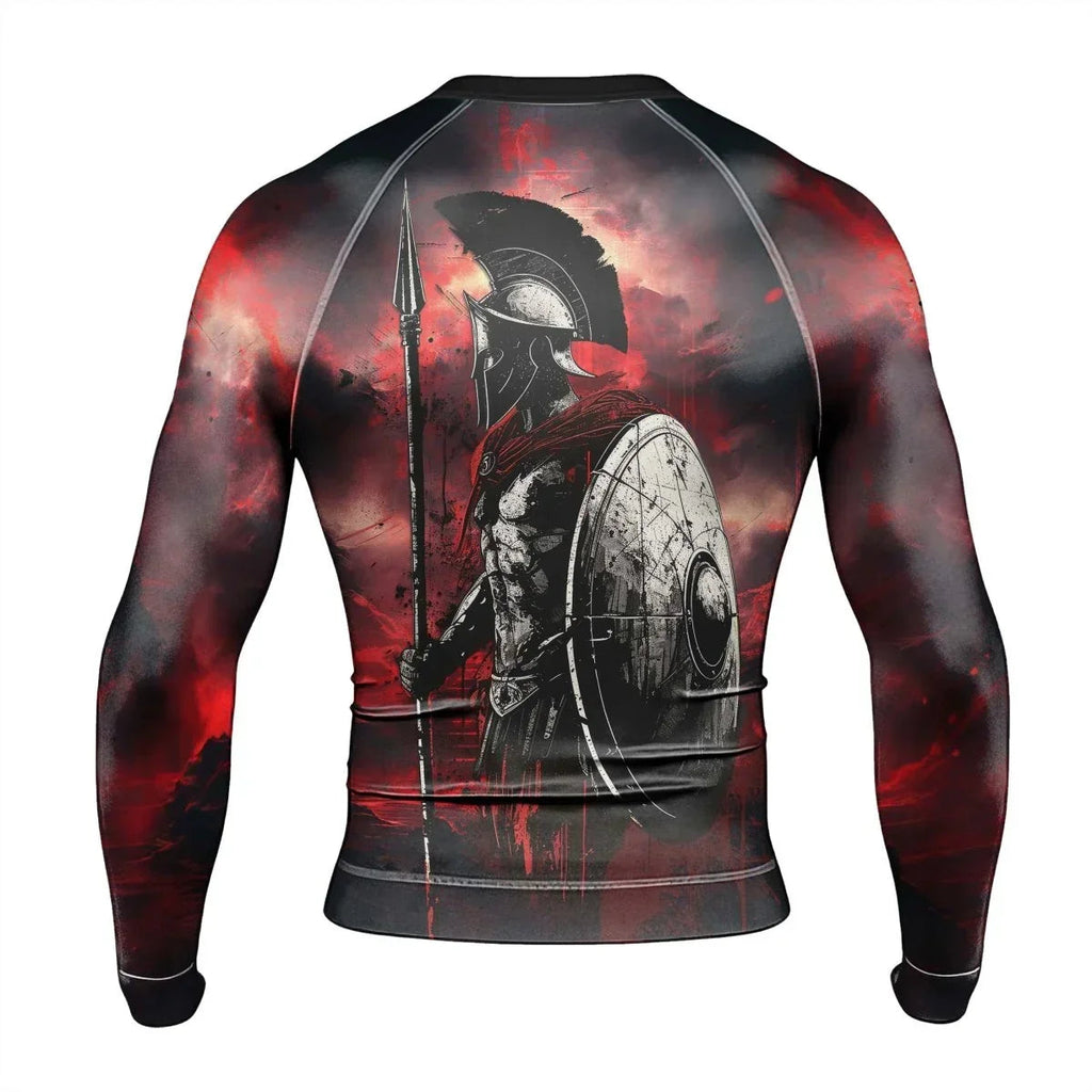 Spartan Mighty Warrior Men's Long Sleeve Rash Guard