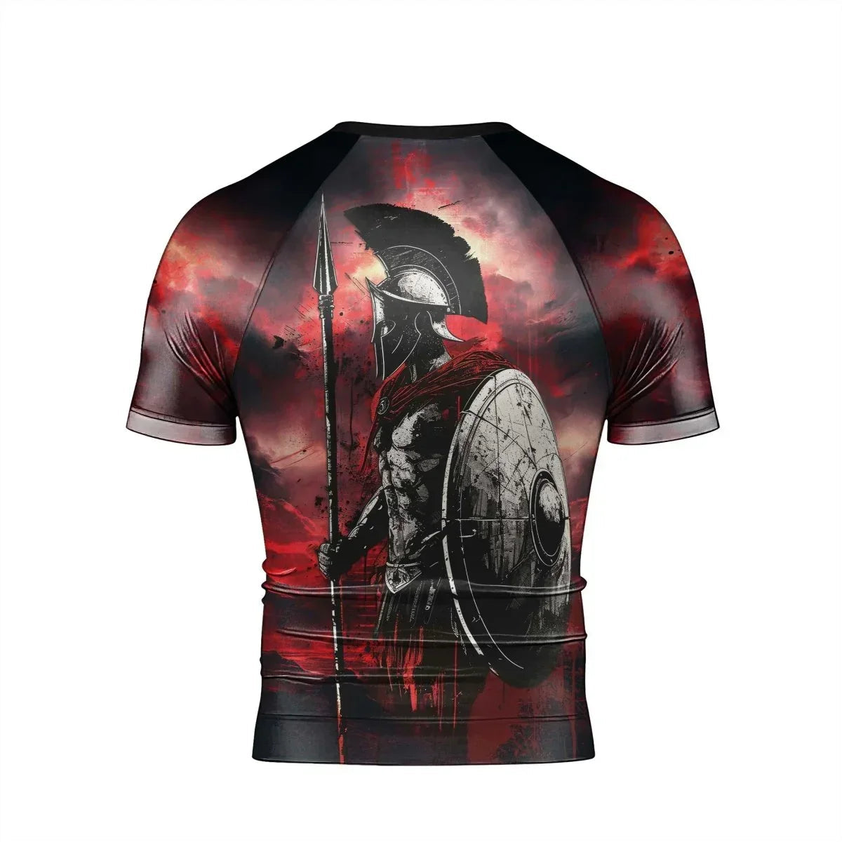 Spartan Mighty Warrior Men's Short Sleeve Rash Guard