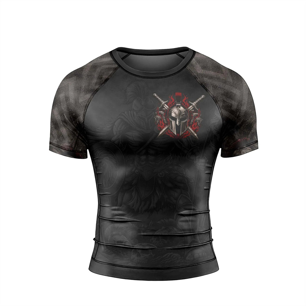 Spartan Rage Men's Short Sleeve Rash Guard