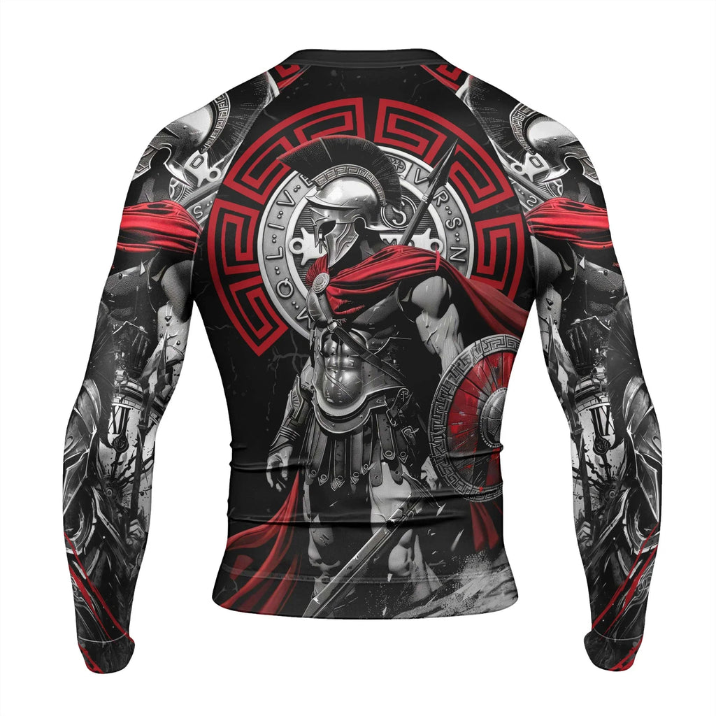 Spartan Warrior Men's Long Sleeve Rash Guard