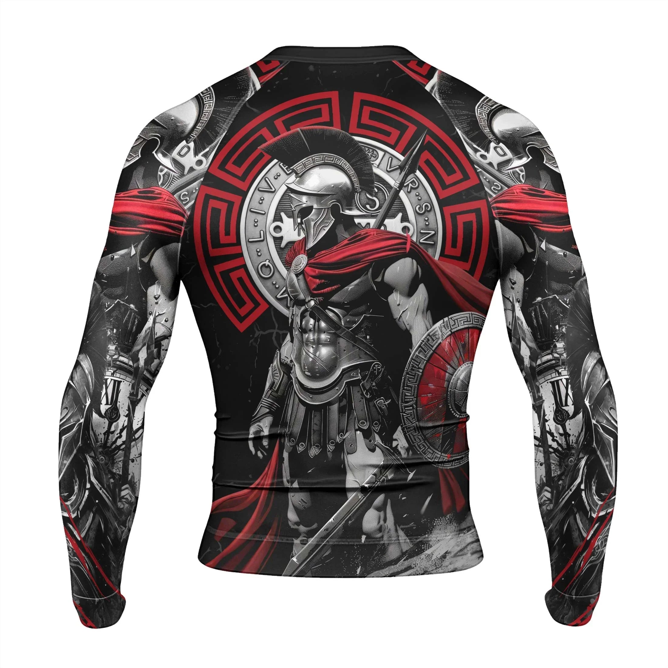 Spartan Warrior Men's Long Sleeve Rash Guard