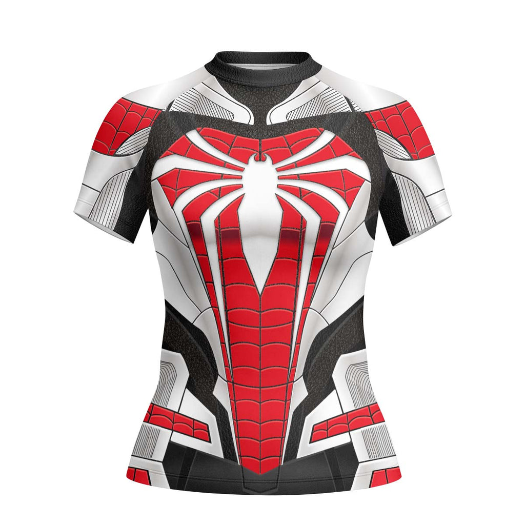 Spider Man Armored Advanced Suit Rash Guard