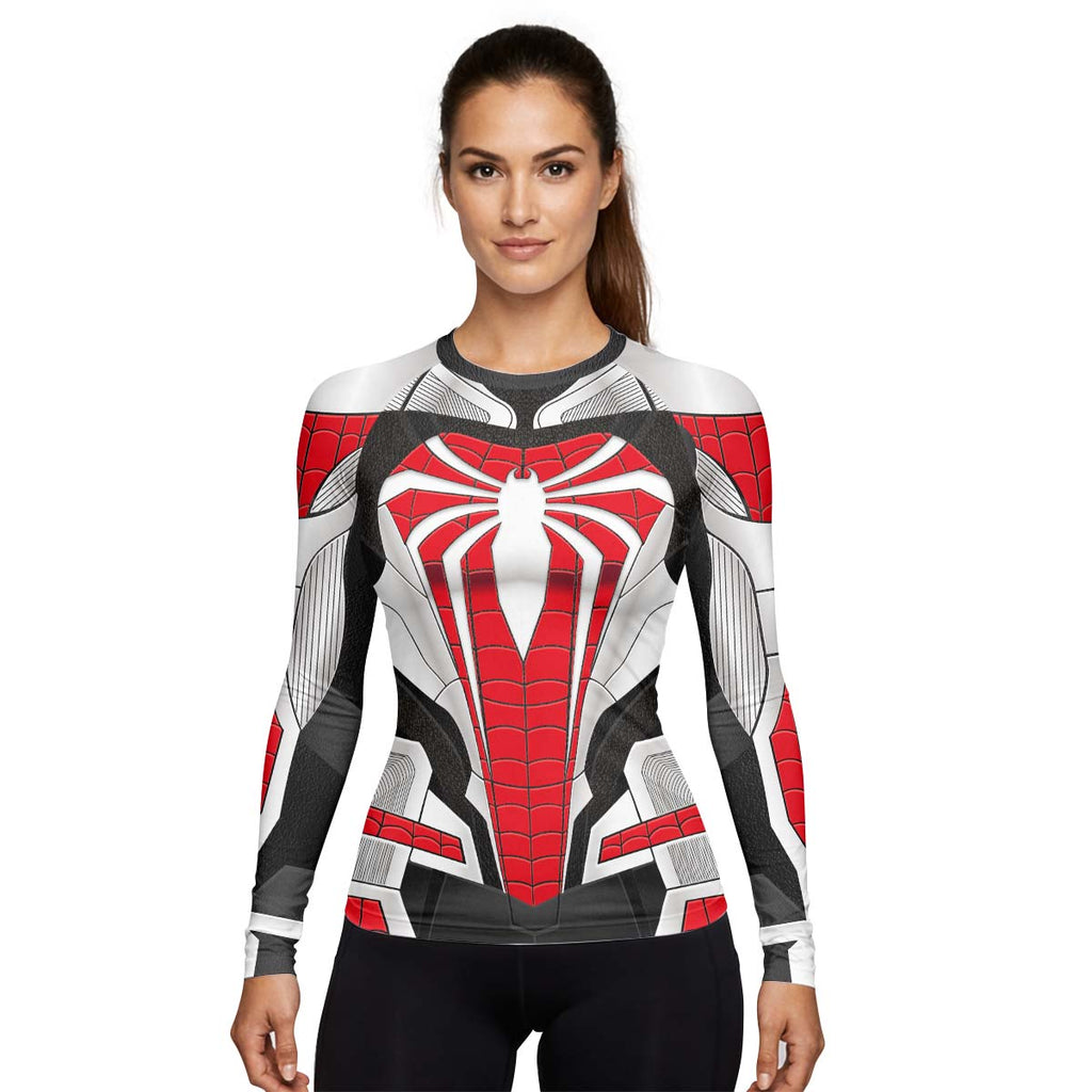 Spider Man Armored Advanced Suit Rash Guard