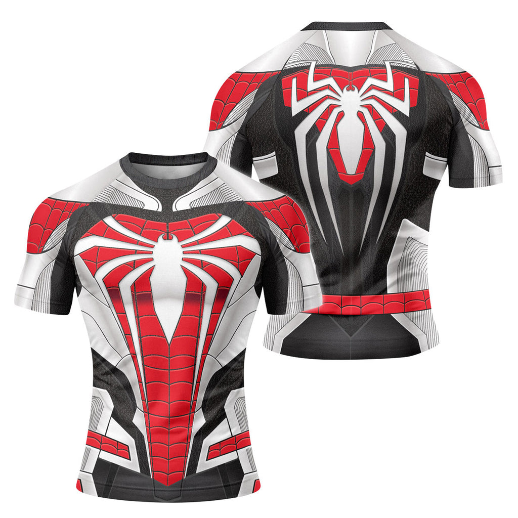 Spider Man Armored Advanced Suit Rash Guard