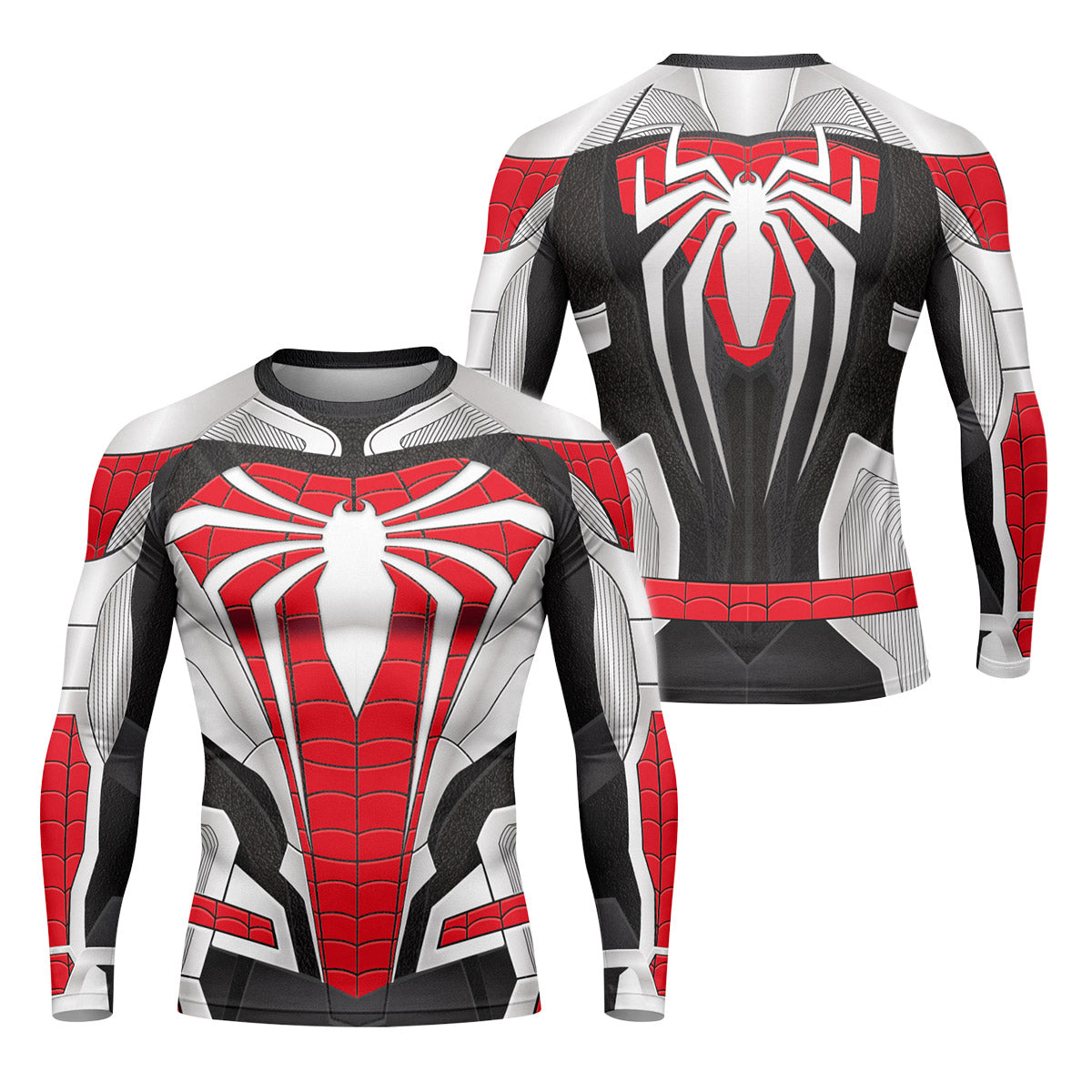 Spider Man Armored Advanced Suit Rash Guard