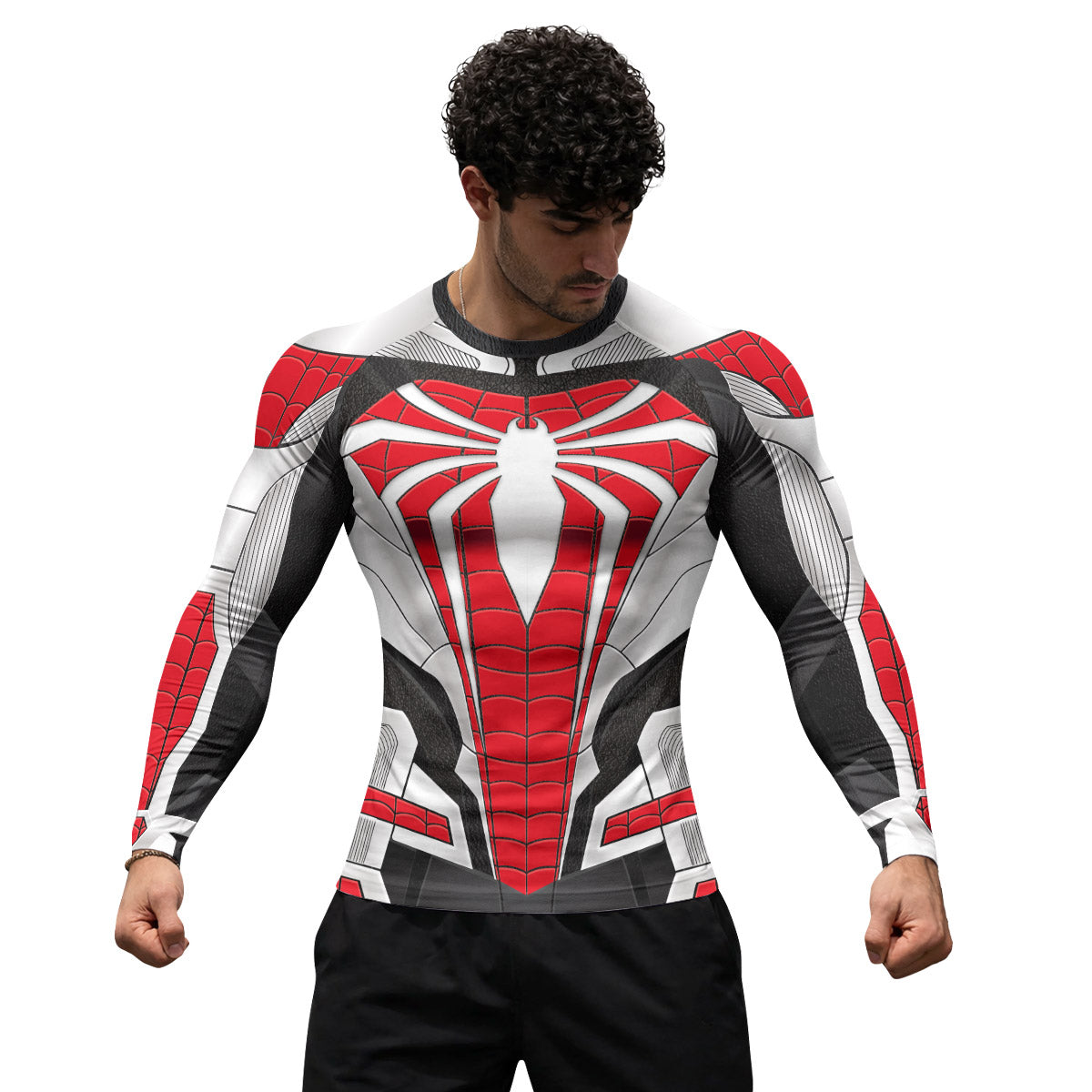 Spider Man Armored Advanced Suit Rash Guard