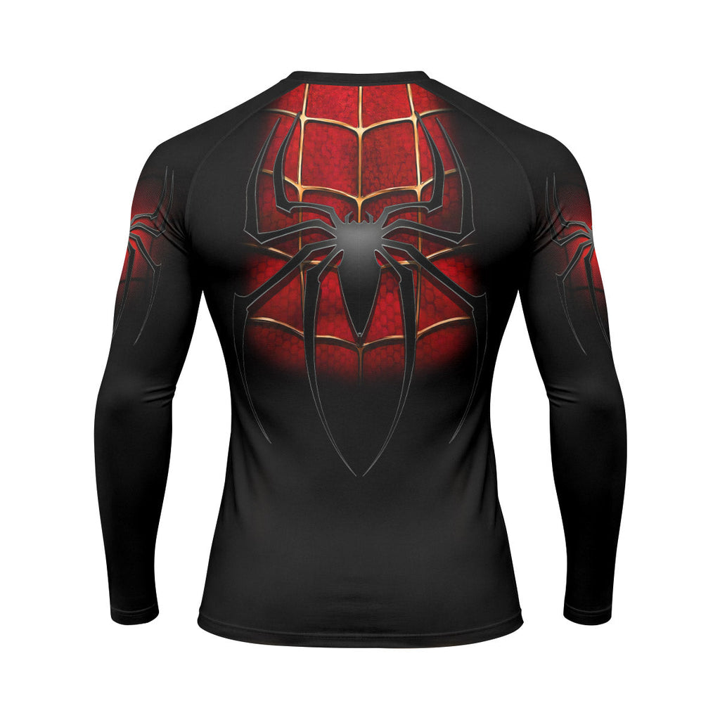 Spider Man Black Red Rash Guard