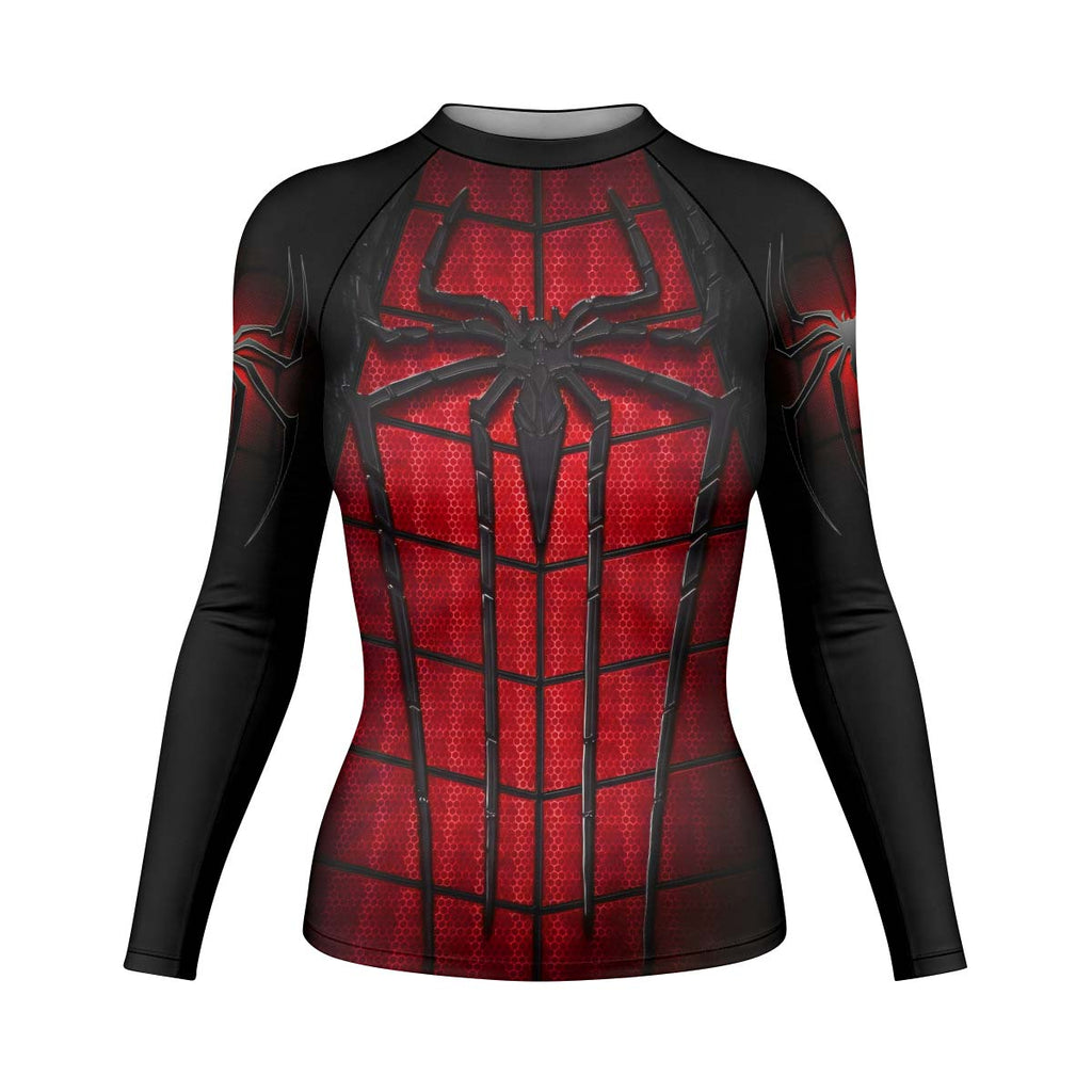 Spider Man Black Red Rash Guard