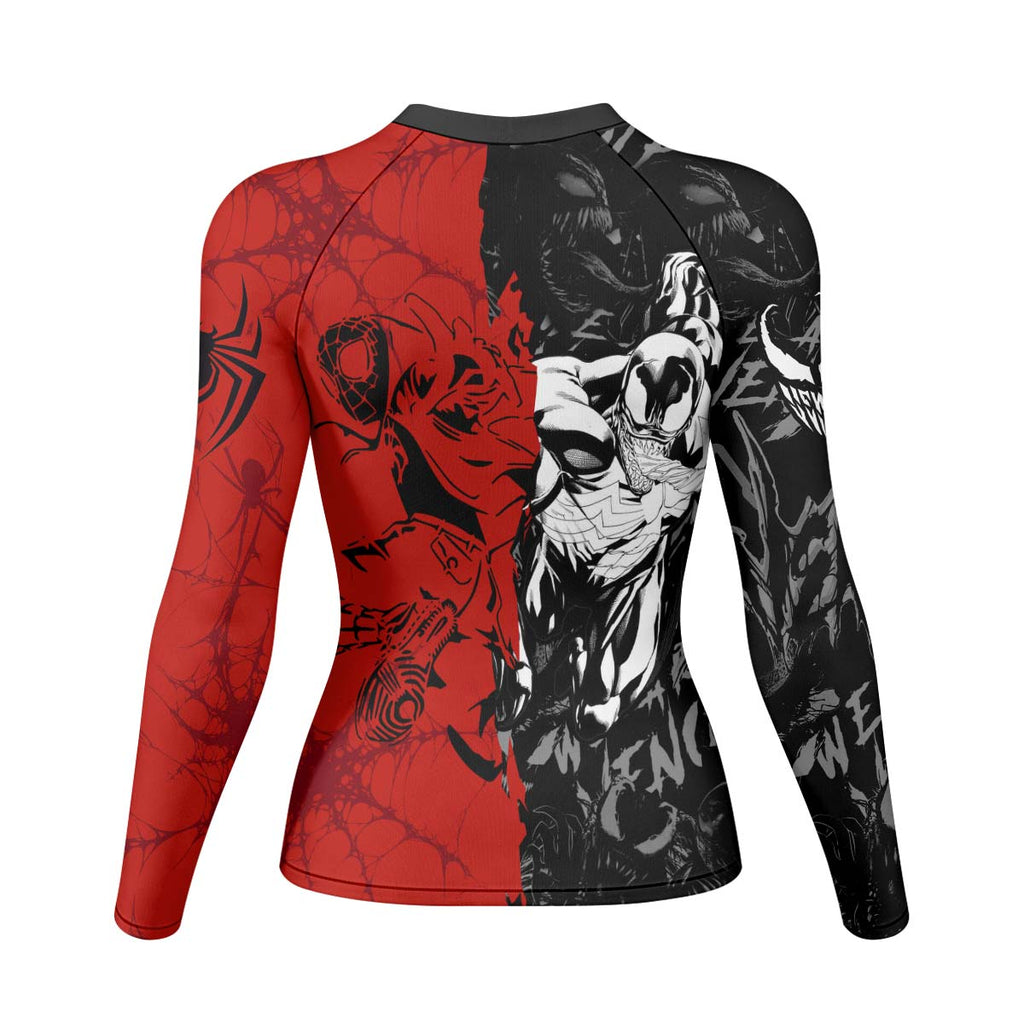 Spider Man Miles Morales And Venom Rash Guard