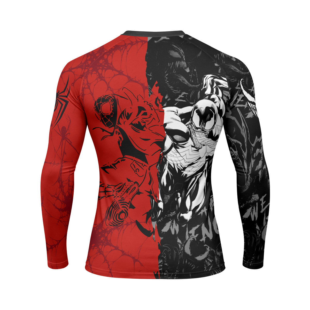 Spider Man Miles Morales And Venom Rash Guard