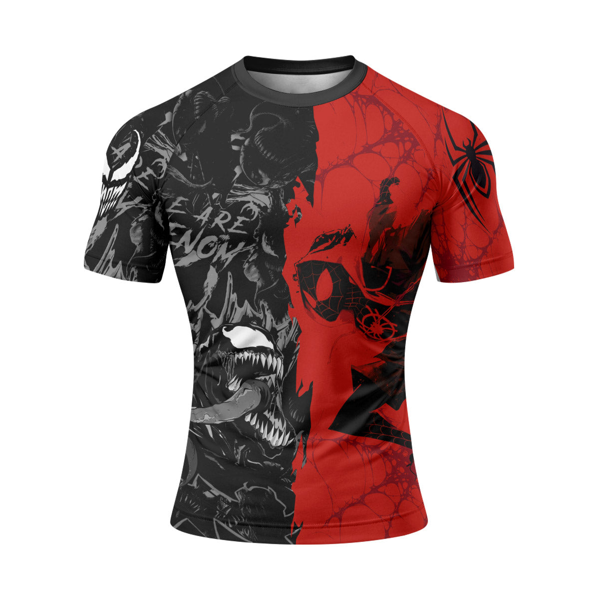 Spider Man Miles Morales And Venom Rash Guard