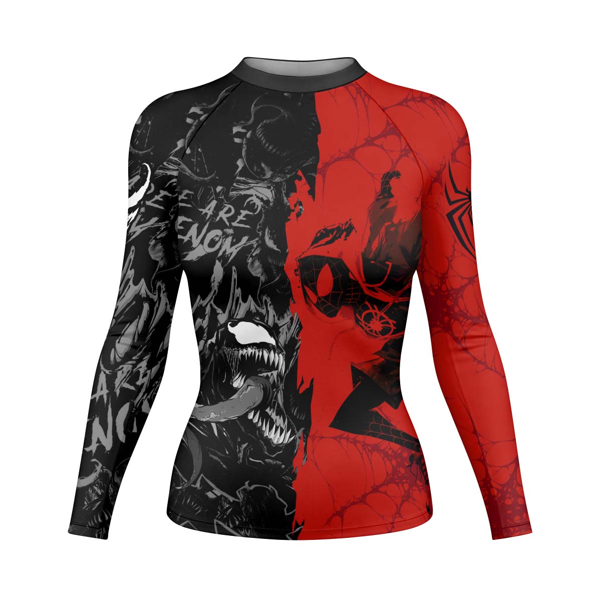 Spider Man Miles Morales And Venom Rash Guard