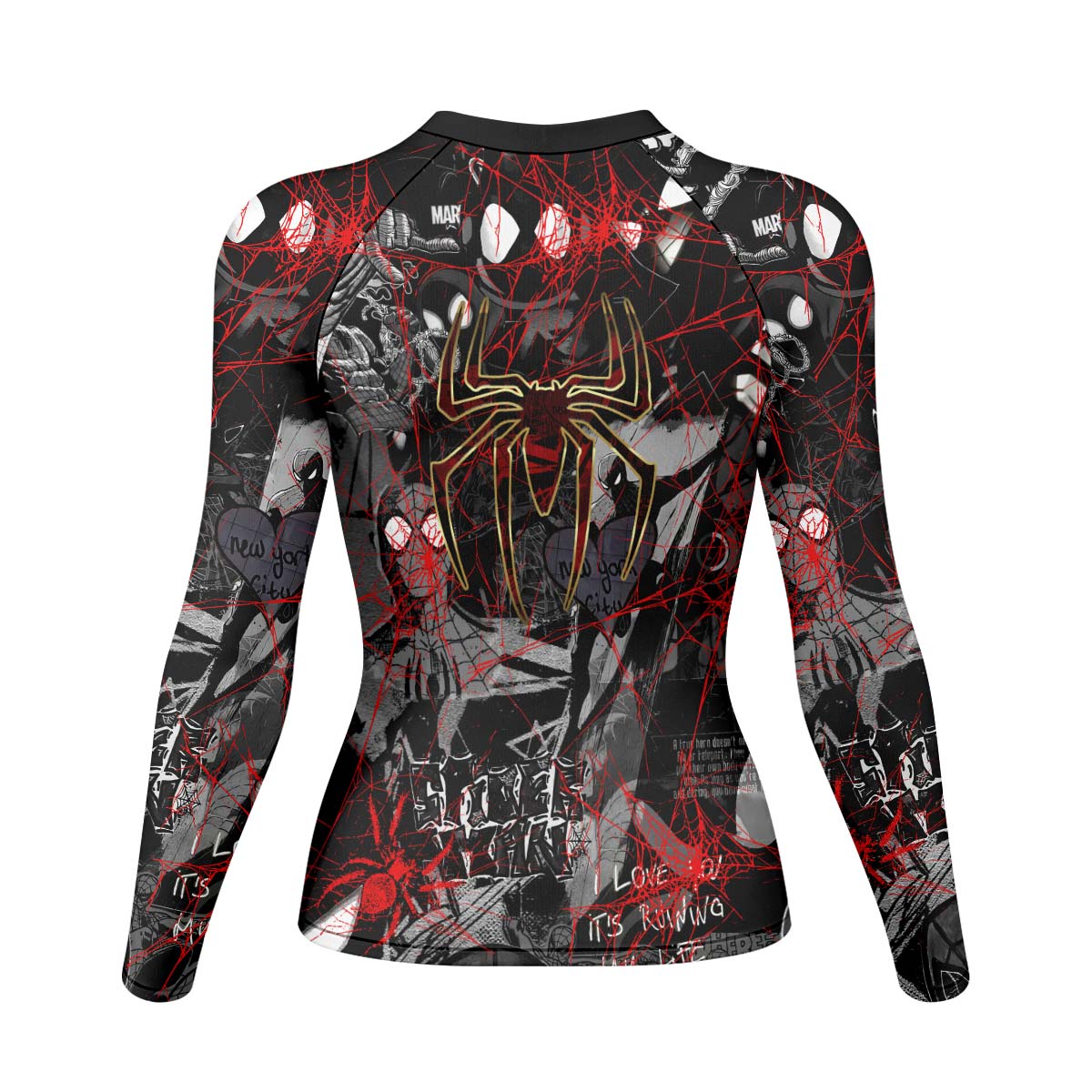 Spider Man Miles Morales Rash Guard