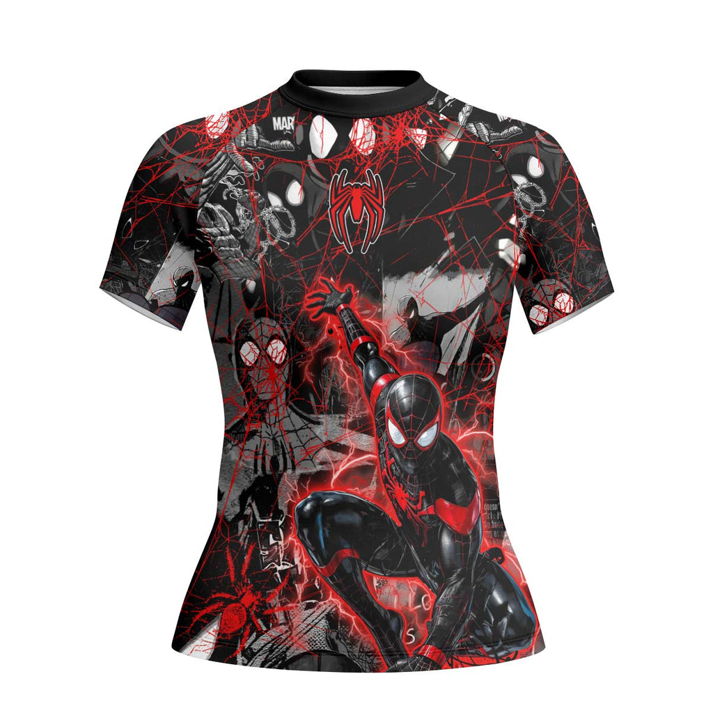 Spider Man Miles Morales Rash Guard