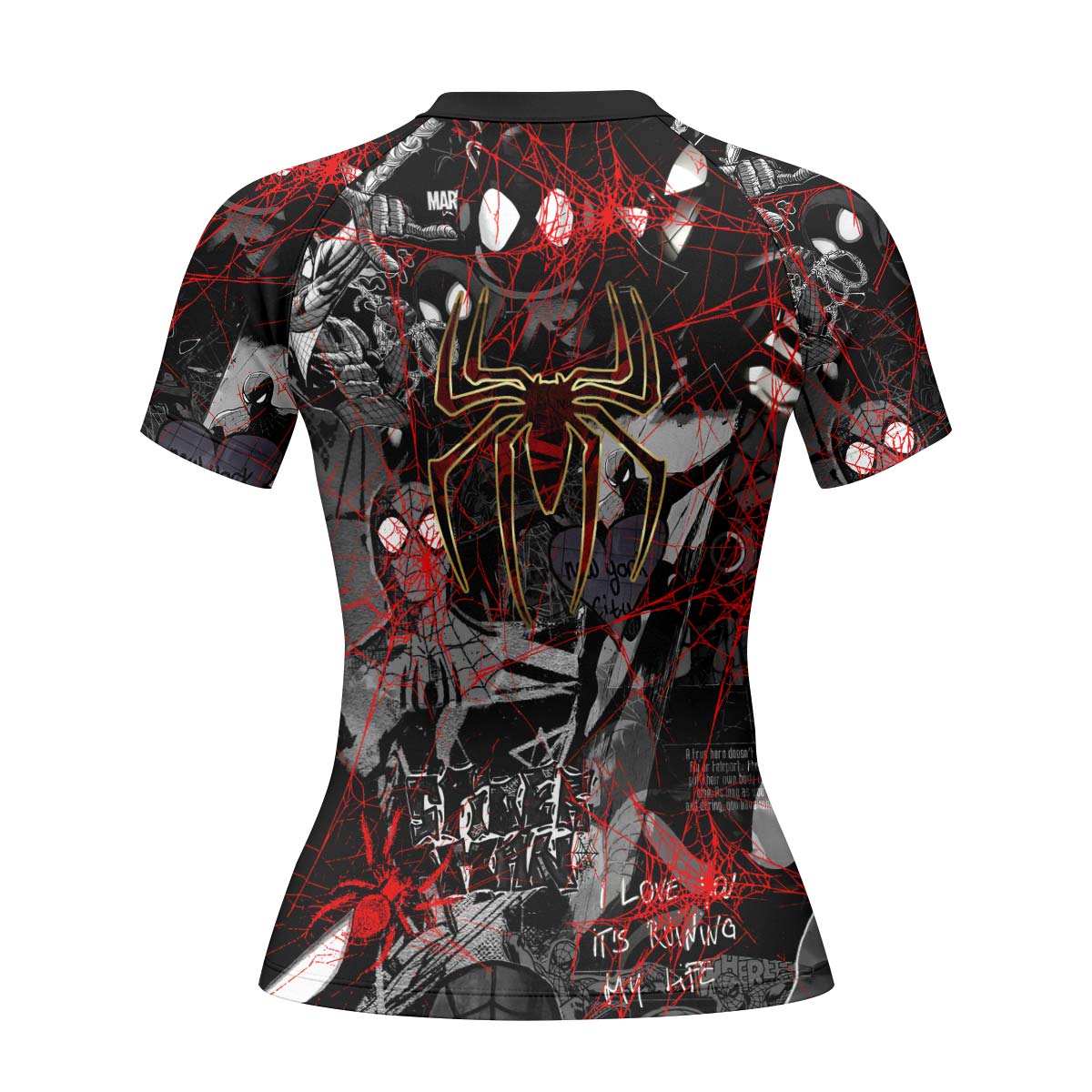 Spider Man Miles Morales Rash Guard