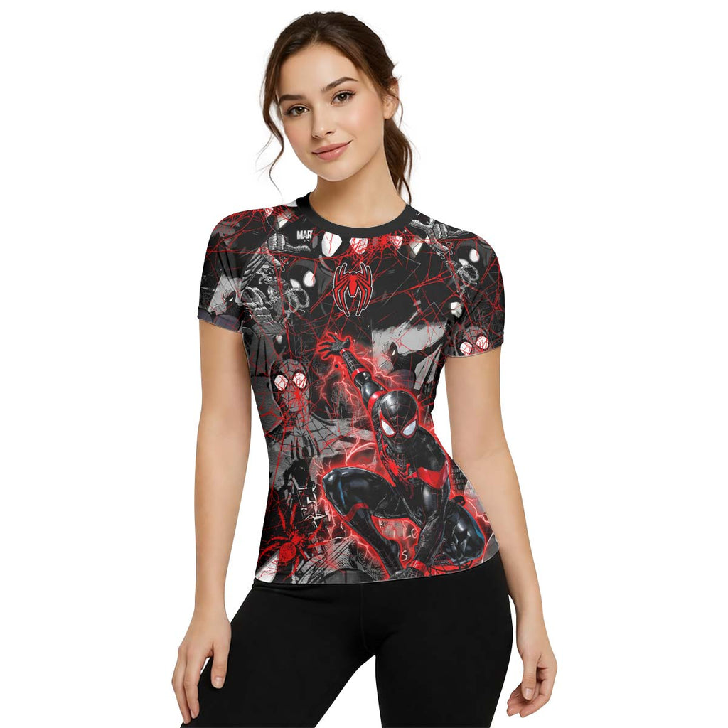 Spider Man Miles Morales Rash Guard