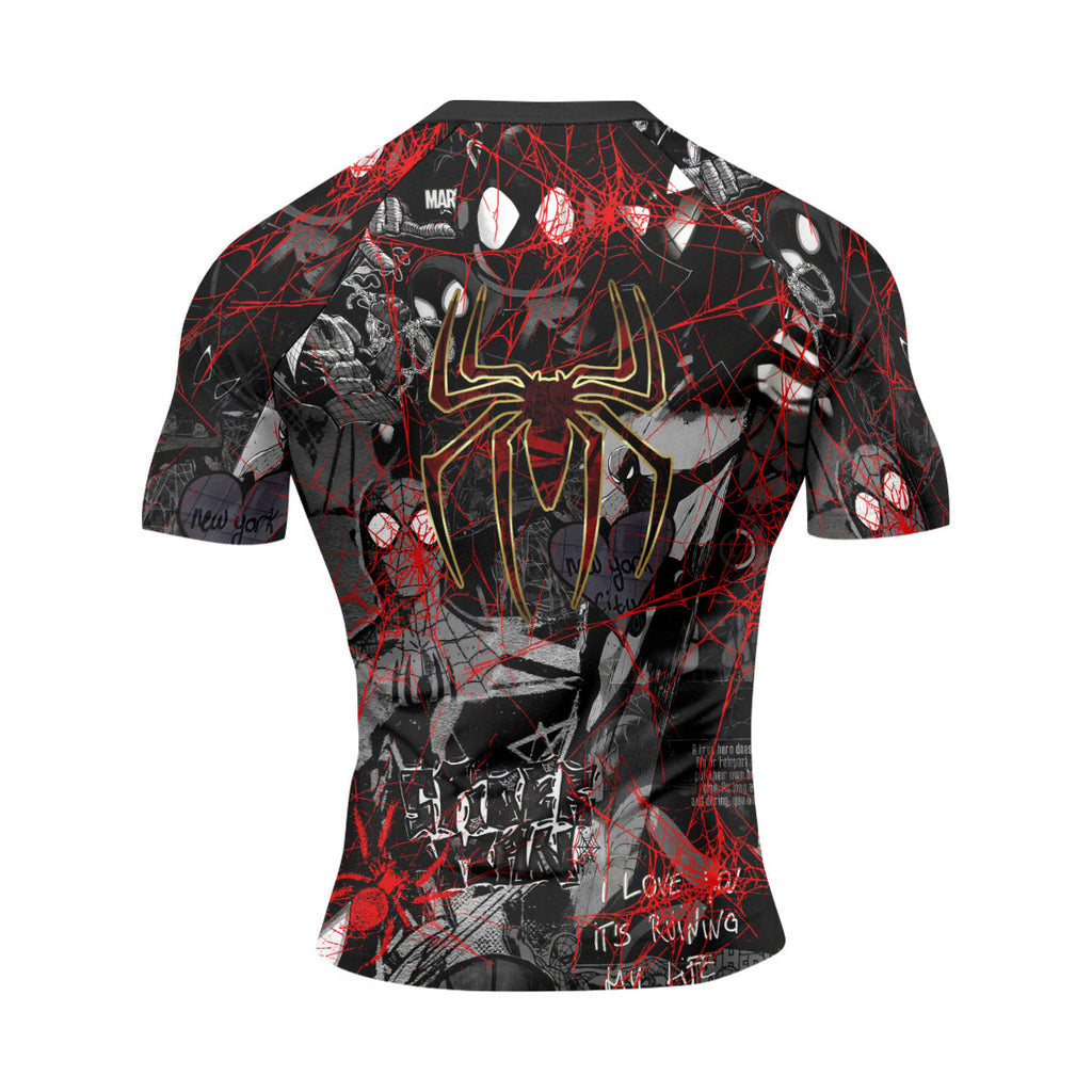Spider Man Miles Morales Rash Guard