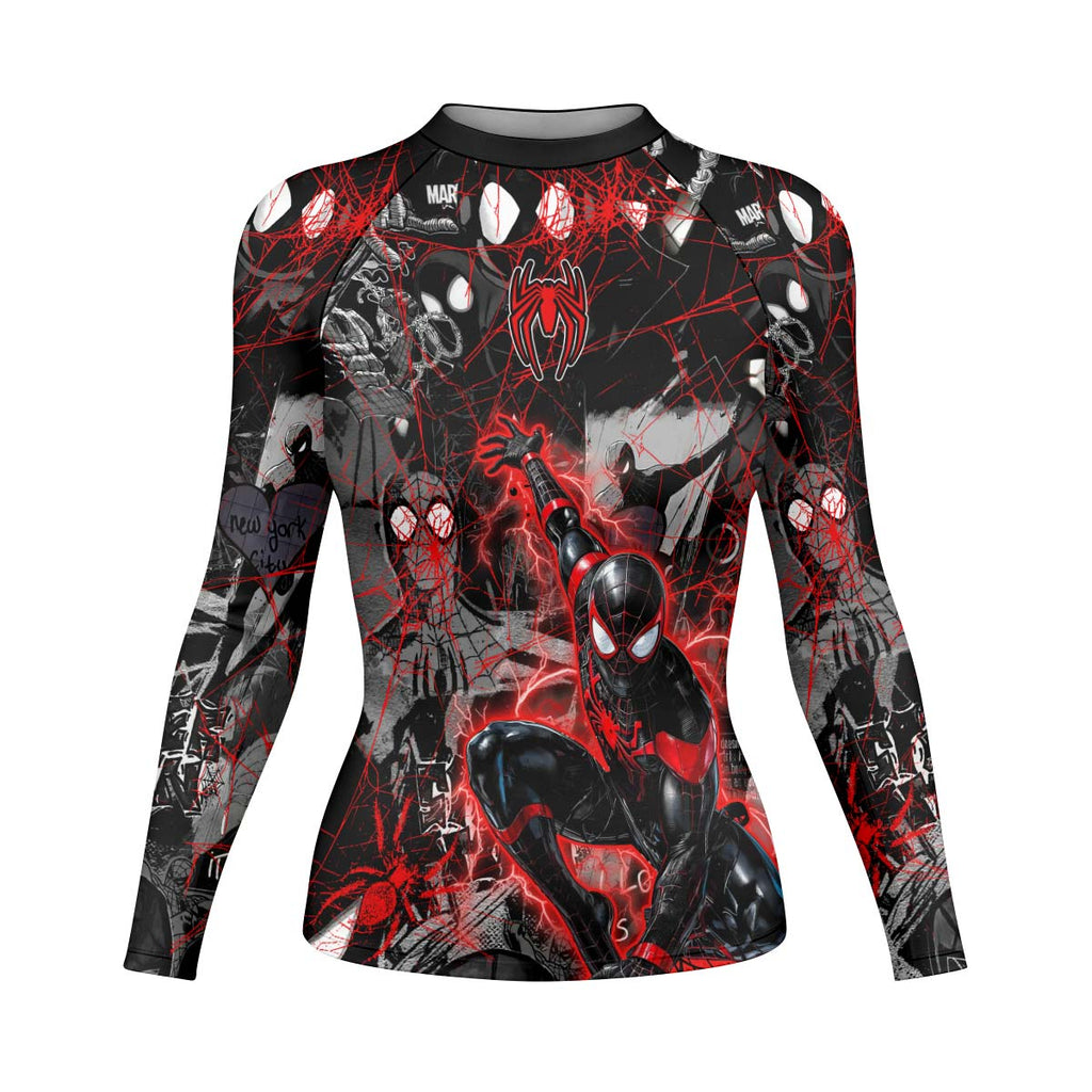 Spider Man Miles Morales Rash Guard
