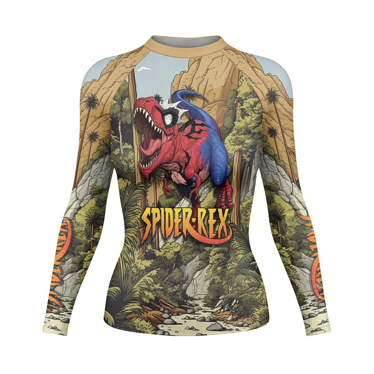 Spider Rex Ancient Time Rash Guard